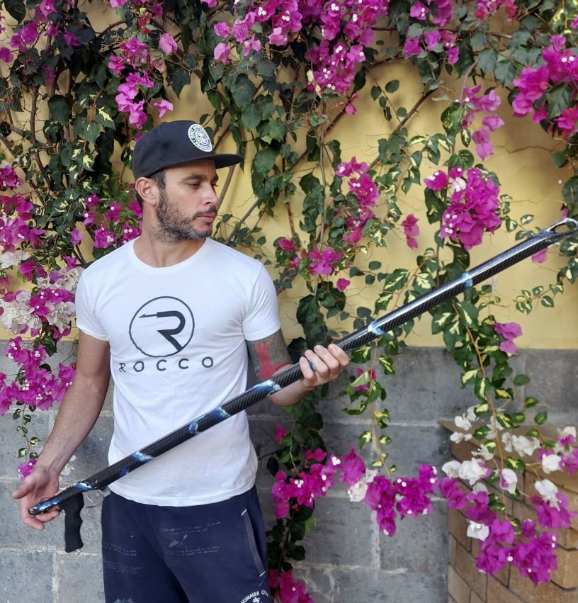 Carlos with a Rocco speargun